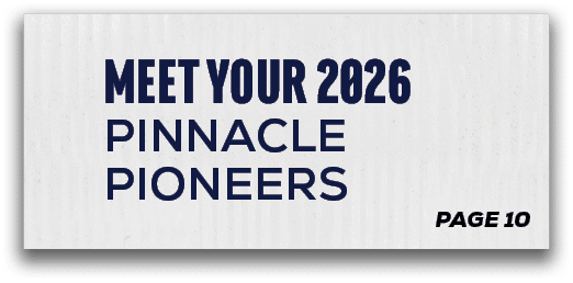 page 10,meet your 2026 Pinnacle pioneer