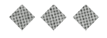 A black and white image of a circle with a light shining through it. Description generated by AI