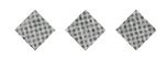 A black and white image of a circle with a red dot in the middle. Description generated by AI
