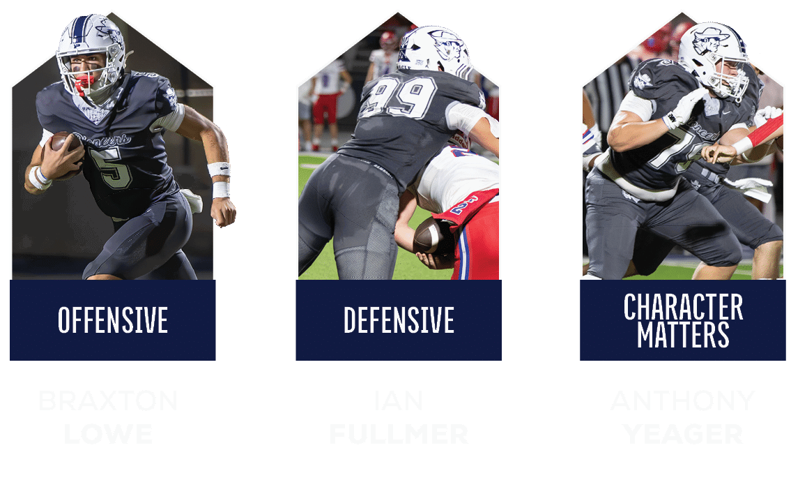 character matters,defensive,offensive,,,,Anthony Yeager ,Ian Fullmer ,Braxton Lowe 