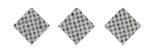A black and white image of a circle with a red dot in the middle. Description generated by AI