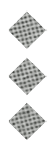 A black and white image of a circle with a red dot in the middle. Description generated by AI