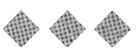 A black and white image of a circle with a red dot in the middle. Description generated by AI