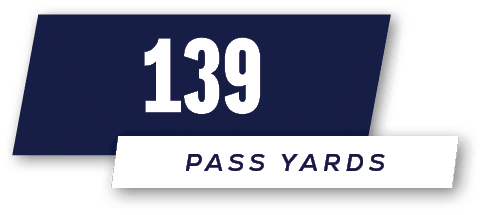 Pass yards,13