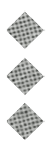 A black and white image of a circle with a light shining through it. Description generated by AI