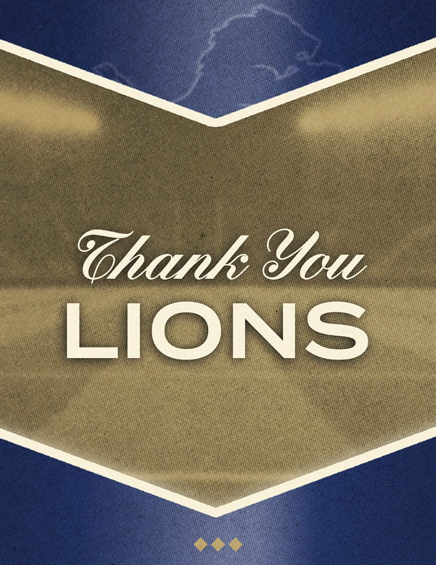 A green and gold sign that says Thank You Golden Eagles. Description generated by AI