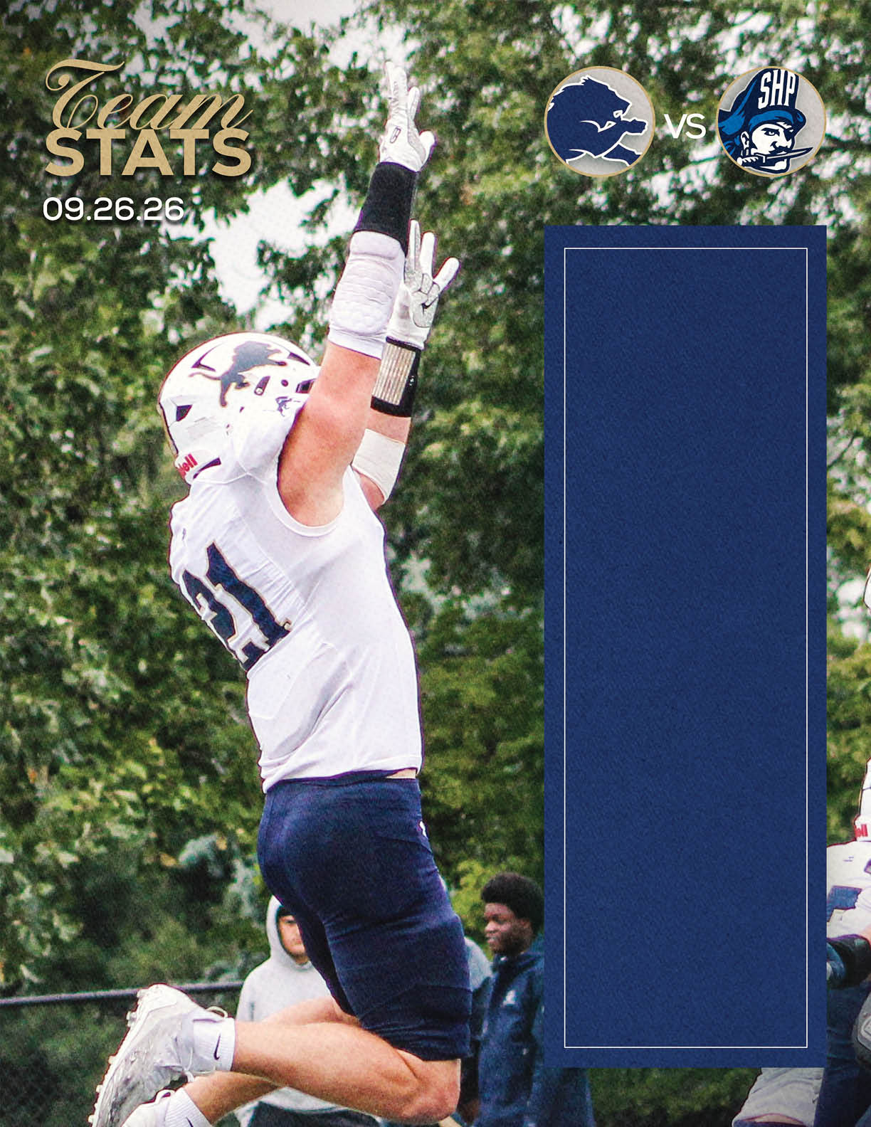 A football player is kicking a football. Description generated by AI