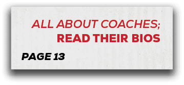 page 13,all about coaches; read their bio