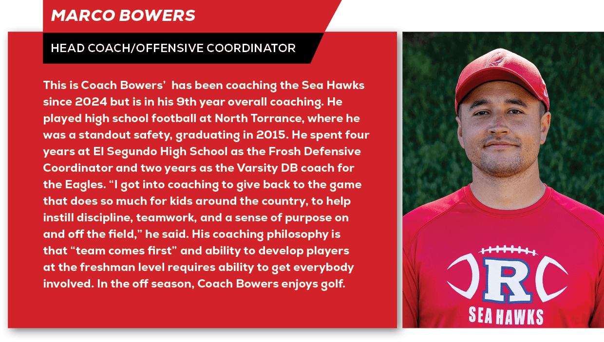 MARCO BOWERS,Head Coach/Offensive Coordinato
