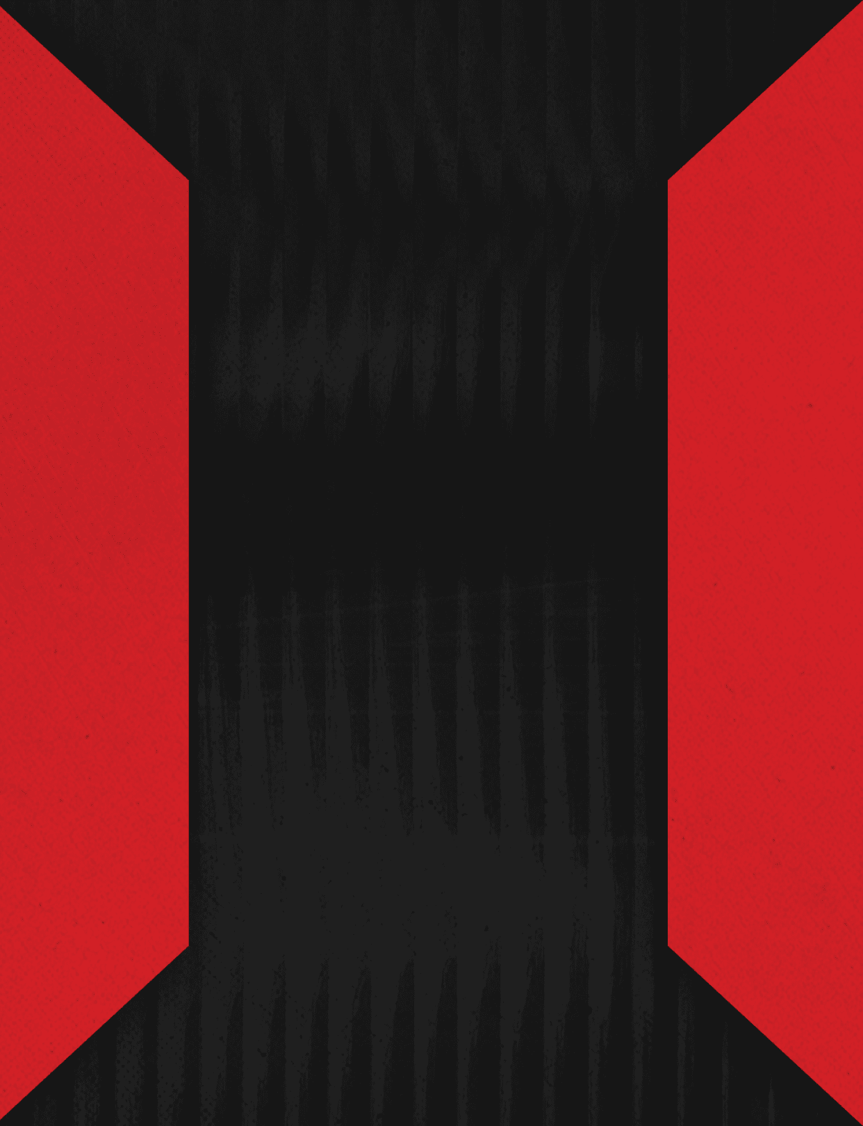 A red and black square with a red X. Description generated by AI