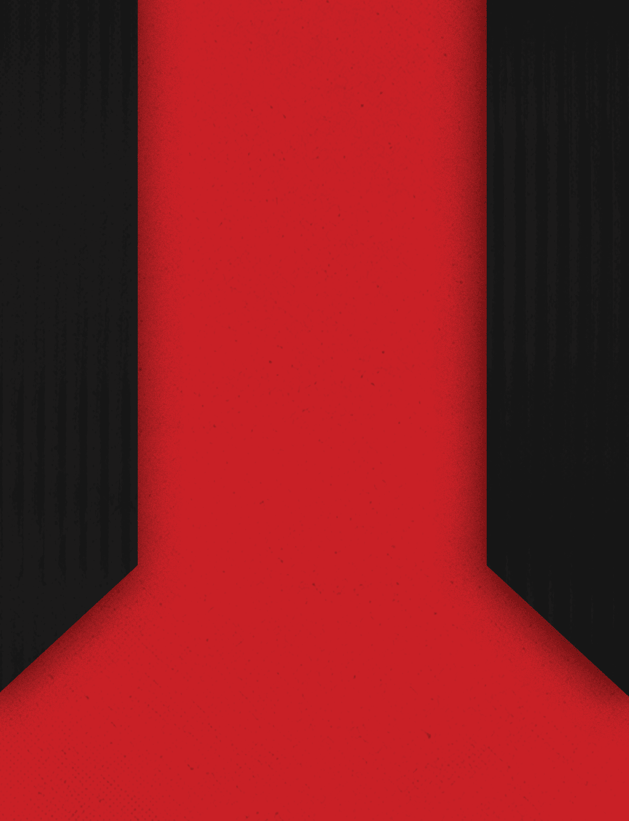 A red and black sign with the letter R. Description generated by AI