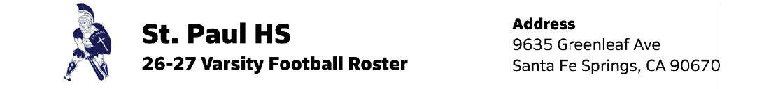 A list of players for the 2022-2023 season of the Arlington Eagles football team. Description generated by AI