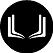 A black and white image of a book. Description generated by AI