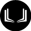 A black and white image of a book. Description generated by AI