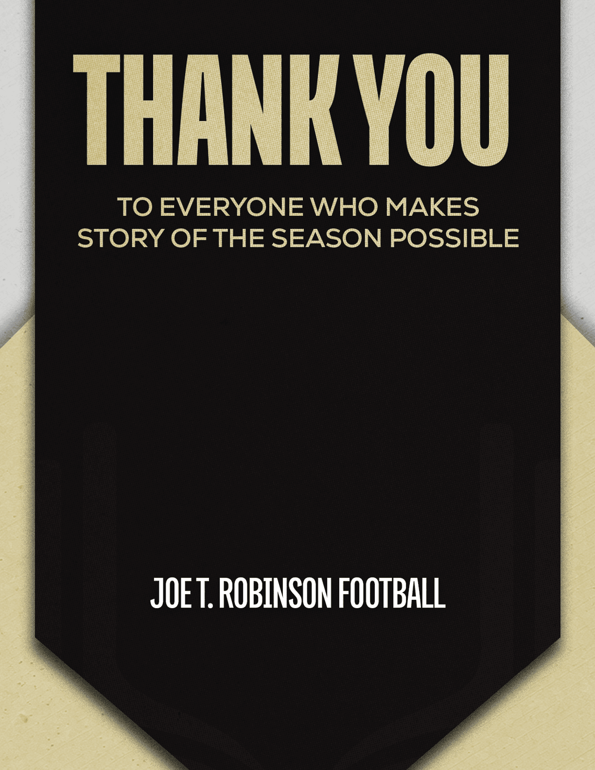 A black and red sign that says “Thank You" on it. Description generated by AI