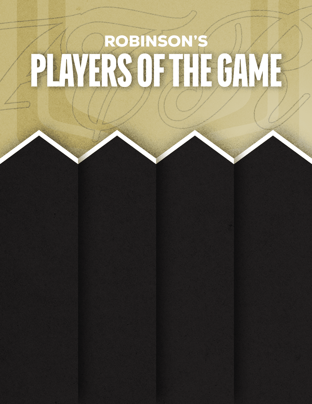 A red and black poster with the words “Sun Prairie East's Players of the Game" written on it. Description generated by AI