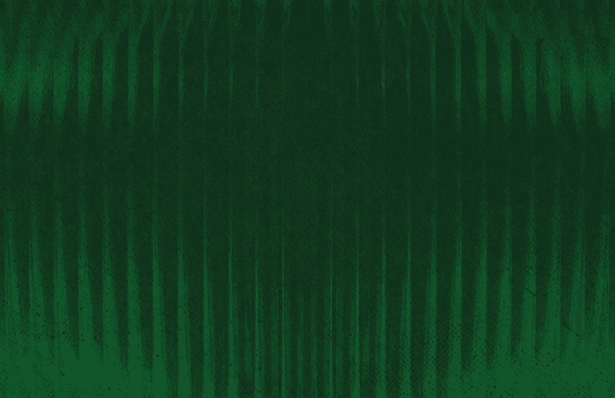 A dark green textured background with vertical ridges and subtle shading variations. Description generated by AI