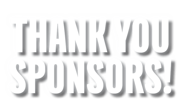 thank you sponsors!