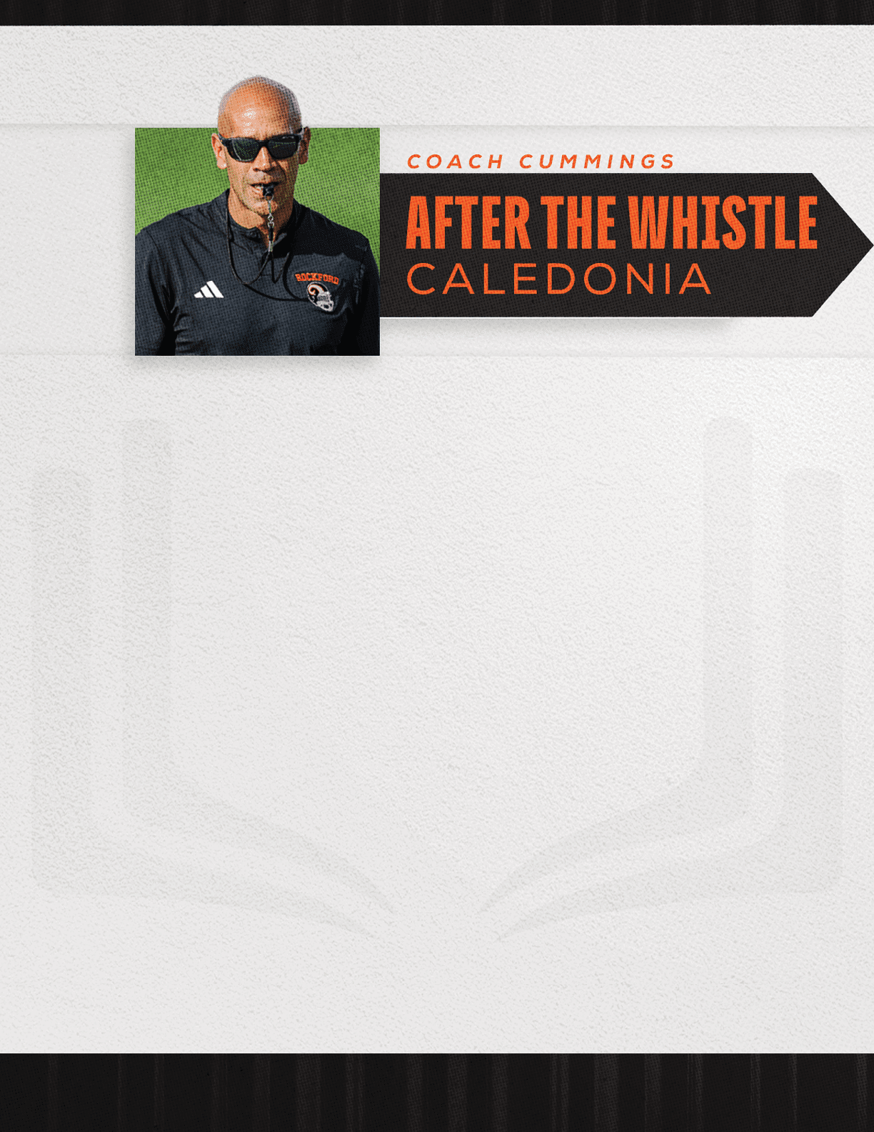 A letter from a football coach. Description generated by AI