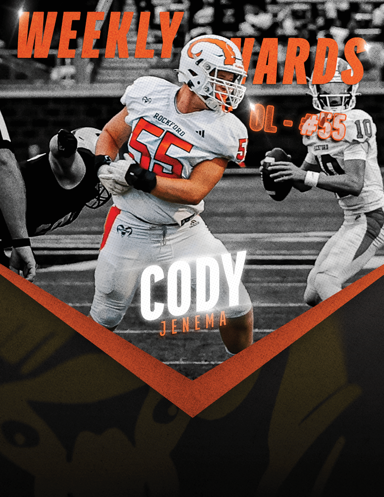 A football player in a black jersey with the number 15 on it. Description generated by AI