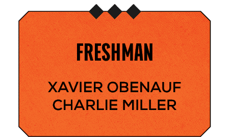 Xavier Obenauf Charlie Miller ,freshma