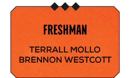 Terrall Mollo Brennon Westcott ,freshma