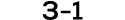 3 1