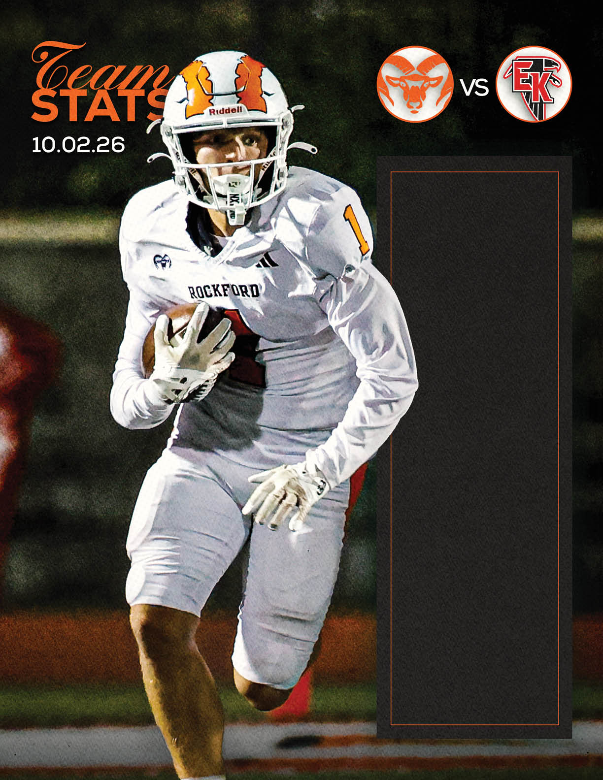 A football player is kicking a football. Description generated by AI
