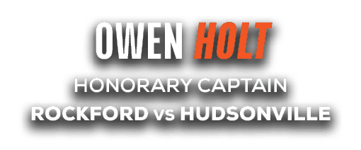 honorary captain rockford vs hudsonville,owen hol