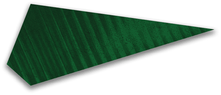 A red irregular quadrilateral shape with a textured surface and sharp angled edges. Description generated by AI