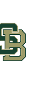 Interlocking letters C and B in a bold, block style with dark green and beige colors. Description generated by AI