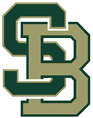 A green and gold logo for a school. Description generated by AI