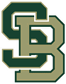 A green and gold logo for a school. Description generated by AI