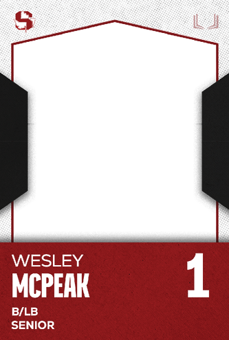 A red and white card with the name Jakob Martinez Jr. on it. Description generated by AI