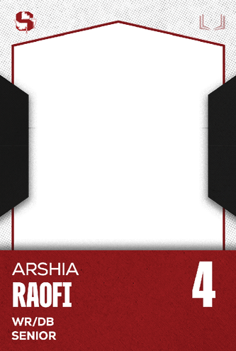 A red and white card with the name Jakob Martinez Jr. on it. Description generated by AI