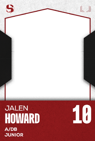 A red and white card with the name Jakob Martinez Jr. on it. Description generated by AI