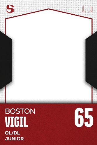 A red and white card with the name Jakob Martinez Jr. on it. Description generated by AI