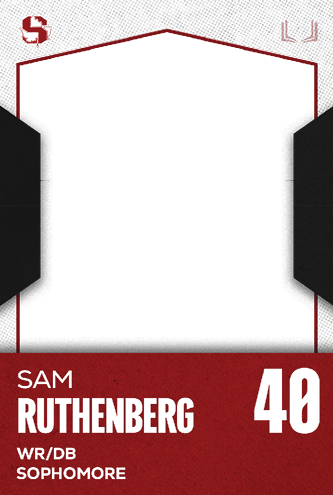 A red and white card with the name Jakob Martinez Jr. on it. Description generated by AI