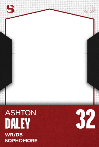 A red and white card with the name Jakob Martinez Jr. on it. Description generated by AI