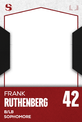 A red and white card with the name Jakob Martinez Jr. on it. Description generated by AI