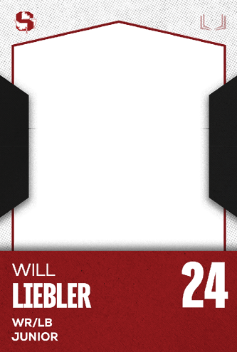 A red and white card with the name Jakob Martinez Jr. on it. Description generated by AI