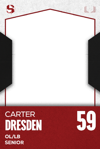 A red and white card with the name Jakob Martinez Jr. on it. Description generated by AI