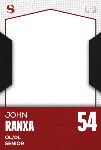 A red and white card with the name Jakob Martinez Jr. on it. Description generated by AI