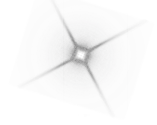 A black and white image of a circle with a line through it. Description generated by AI