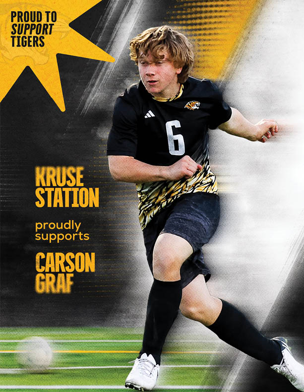 A person wearing a black sports jersey with the number six and tiger-striped shorts is running. Description generated by AI