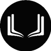A black and white image of a book. Description generated by AI