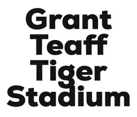 Grant Teaff Tiger Stadium