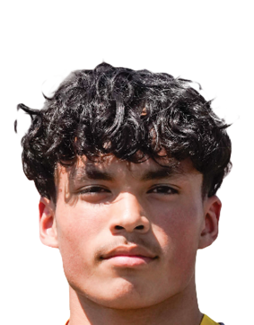 Person with short curly hair looking directly at the camera against a white background. Description generated by AI