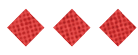 A black and white image of a circle with a red dot in the middle. Description generated by AI