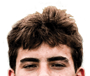 A young man wearing a white jersey with the number 10 on it. Description generated by AI